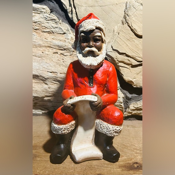 Universal Statuary Corp. (Chicago, IL) Vintage Black Santa Statue - Picture 1 of 5